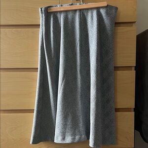 H&M Gray Midi Skirt